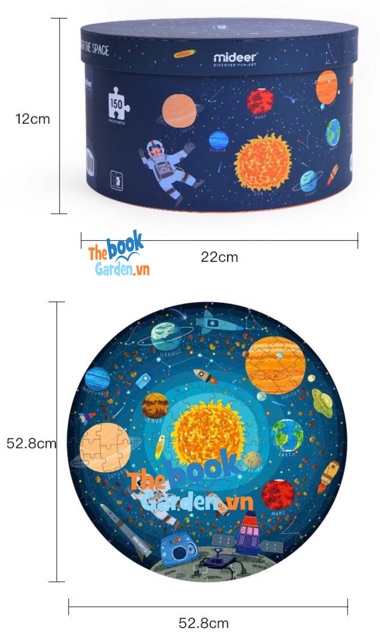 GHÉP HÌNH 150 MIẾNG MIDEER