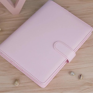 Quinton Notebook Cover Refillable Journal Ring Binder File Folder A6 / A5 Da PU Notepad Cover