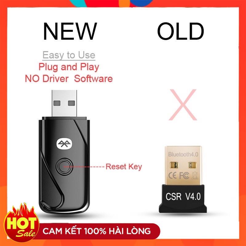 USB Bluetooth 5.0 Dongle XYH-042 Bổ Sung Kết Nối Bluetooth Cho Máy Tính Laptop