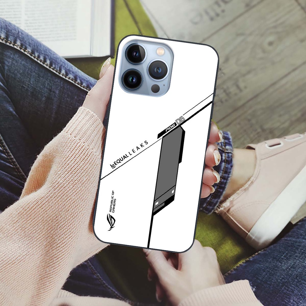 Ốp lưng điện thoại iPhone 13 Pro Max - Republic of Gamers, chất liệu kính cường lực