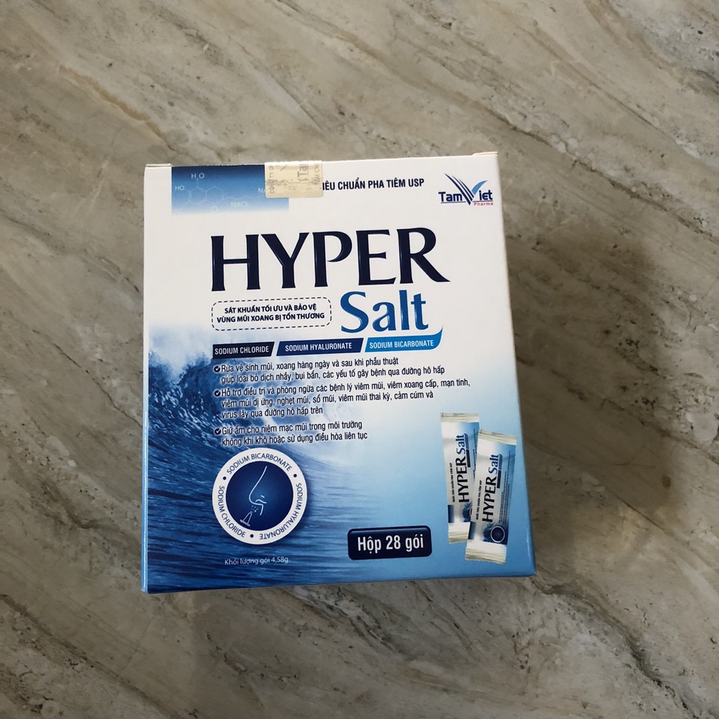 Bình Rửa Mũi 300Ml kèm muối rửa HYPER SALT Hàng Việt Nam Chất Lượng Cao