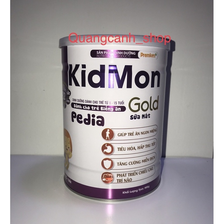 Sữa mát KIDMON GOLD  Pedia sữa dành cho trẻ biếng ăn (900g)