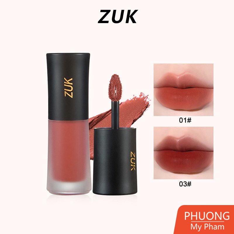 Son Kem Lì ZUK Luxury Rose Velvet Lip Glaze