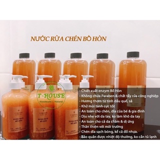 Nước rửa chén enzym bồ hòn hương quế
