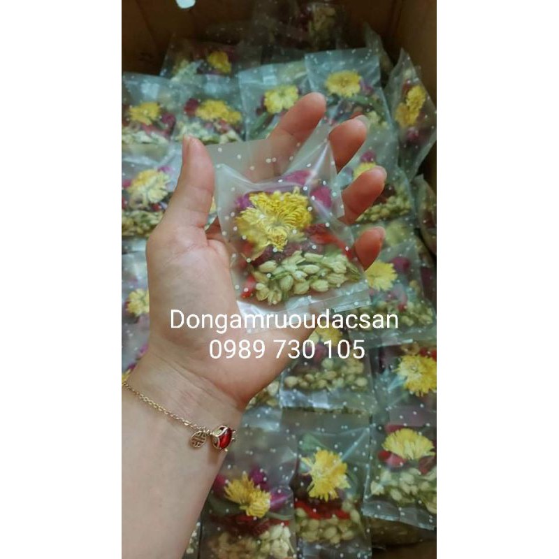 TRÀ HOA MIX 6 LOẠI/1GÓI trà đẹp da thon dáng