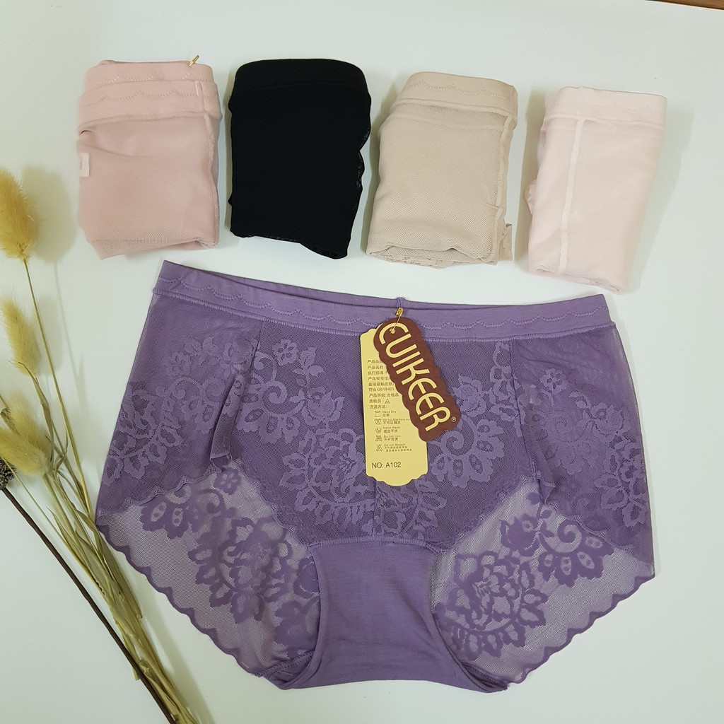 [ HOT HOT ] QUẦN LÓT NỮ CHẤT REN CAO CẤP CẠP CAO A102