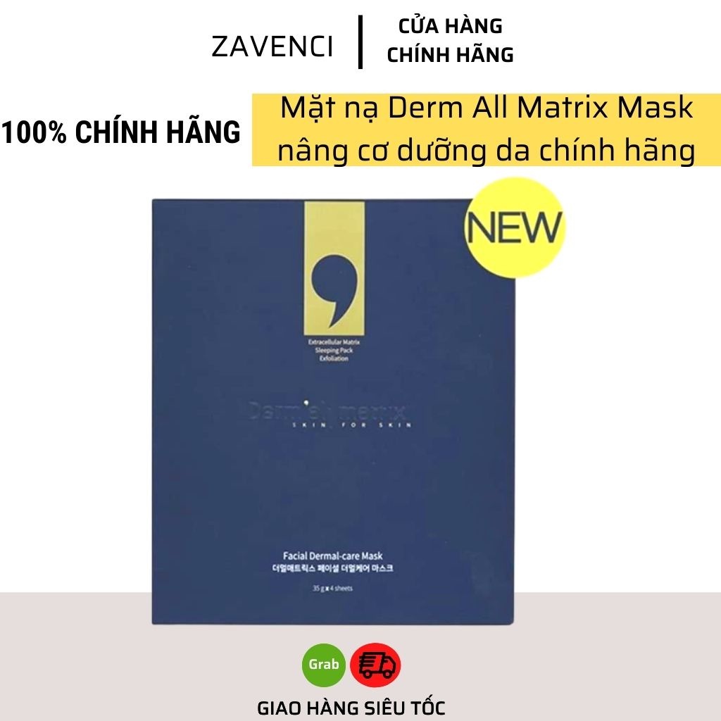 Mặt nạ Derm All Matrix Facial Dermal Care Mask nâng cơ dưỡng da 35g
