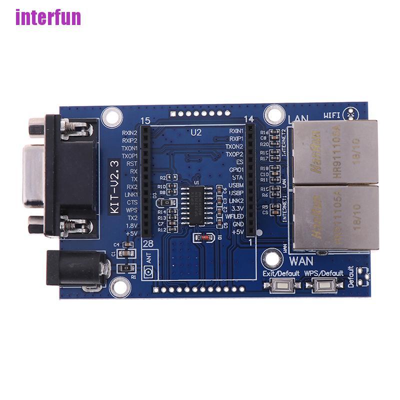 [Interfun1] Hlk-Rm04 Tcp Ip Ethernet Converter Module Serial Uart Rs232 To Wan Lan Wifi [Fun]