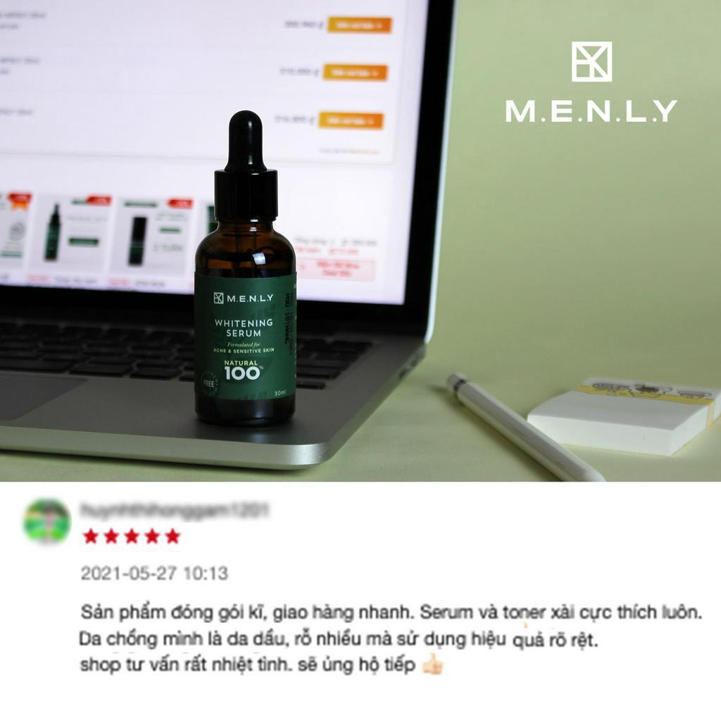 Serum Menly dưỡng trắng da mặt cho nam 30gr