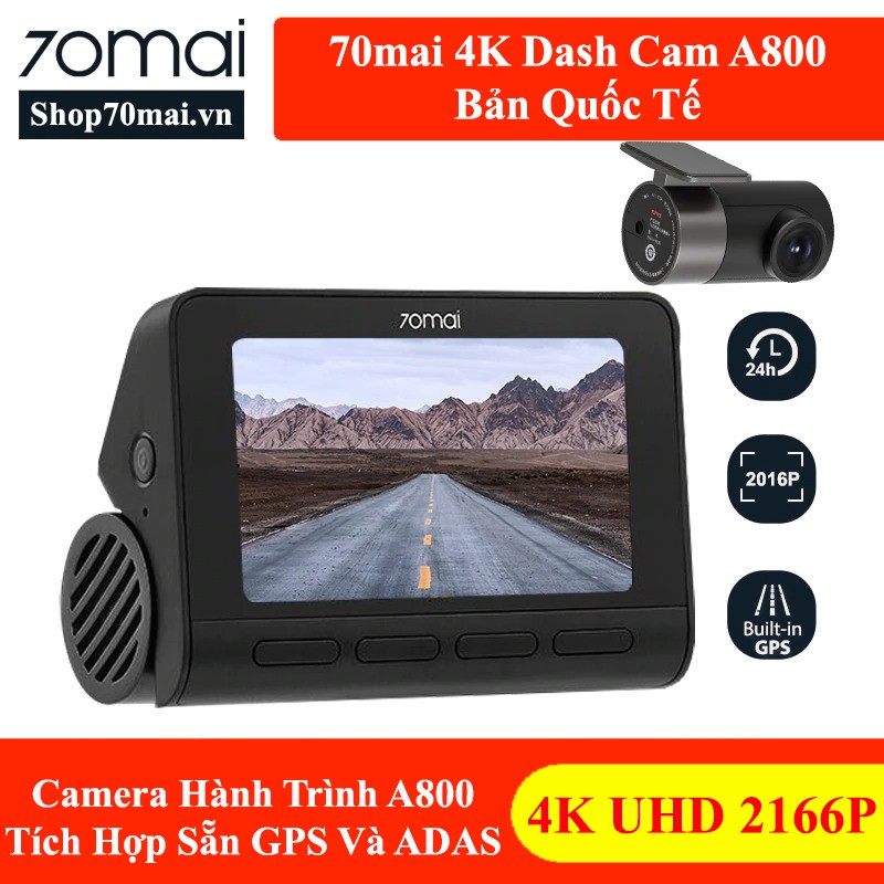 Xiaomi 70mai A800S 4k Quốc tế - Camera hành trình 70mai A800s giá sỉ