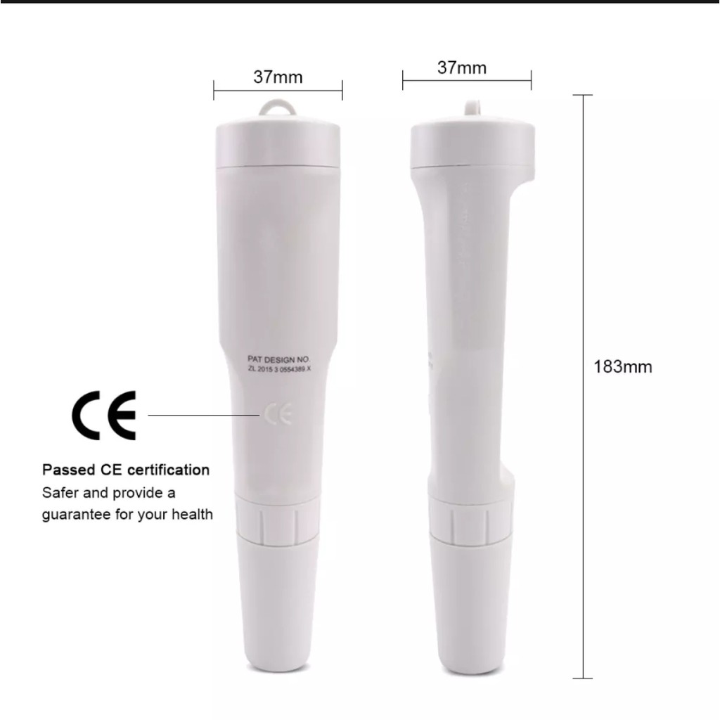 Máy đo độ pH nước hồ bơi bể cá điện tử cầm tay chống nước IP67 Water tester 2 in 1