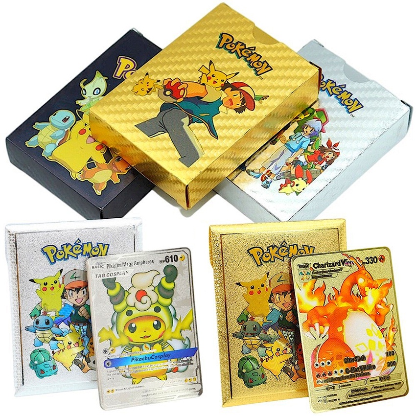 Thẻ Bài Trò Chơi Charizard Pikachu 2022 Cho Bé Trai