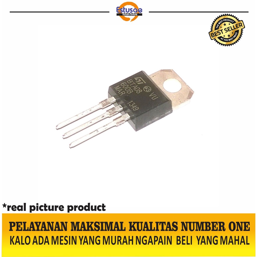 Linh Kiện Bán Dẫn Bta08 BTA-08 600b TRIAC 8a 600 ST CHN