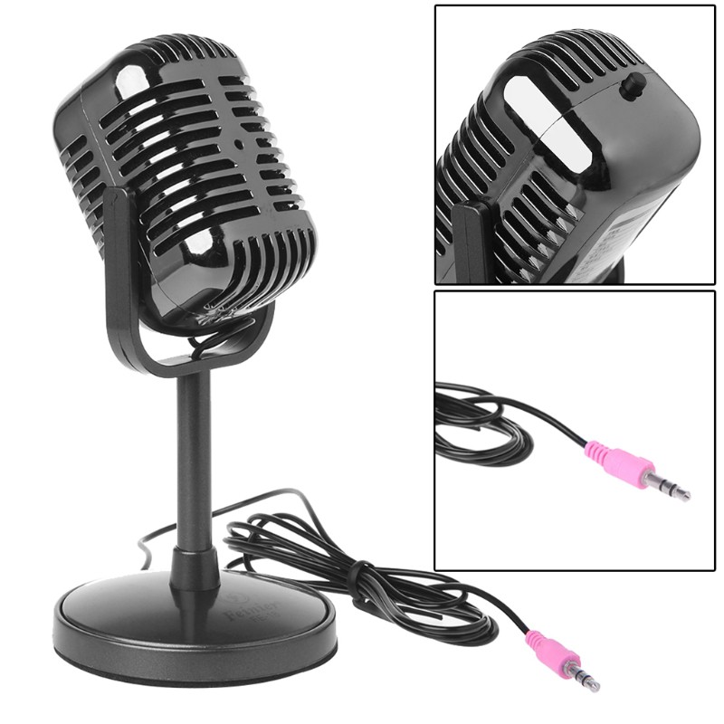 Micro thu âm chuyên nghiệp thiết kế cổ điển kèm giá đỡ chống sốc