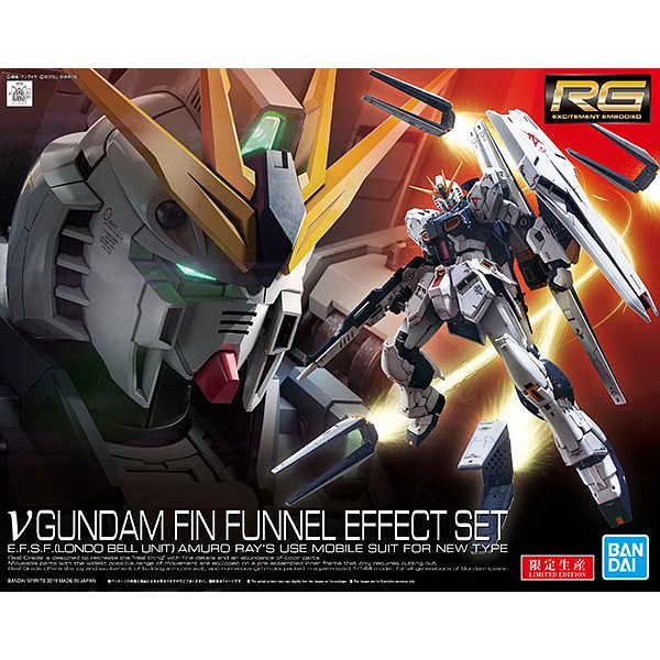 Mô Hình Gundam Bandai RG Nu Gundam Fin Funnel Effect Set 1/144 UC Char’s Counterattack [GDB] [BRG]