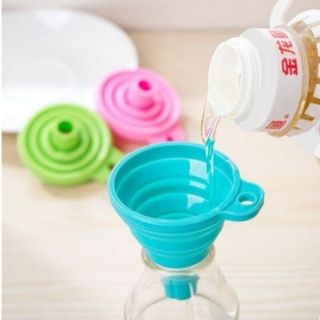 Phễu gấp gọn silicone ,phễu chiết chất lỏng tiện dụng