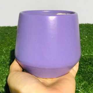 Chậu gốm sứ để bàn kiểu dáng đẹp cao 9 cm