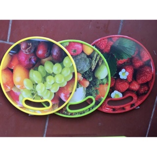 Thớt nhựa hình hoa quả