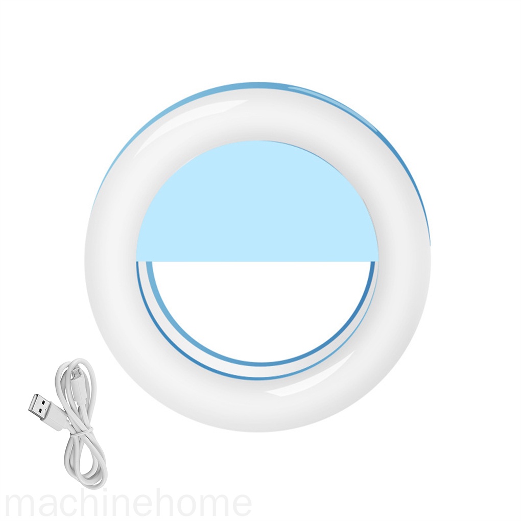 Vòng Đèn LED Tròn Mini Có Thể Điều Chỉnh Độ Sáng Cho Điện Thoại Chụp Ảnh
