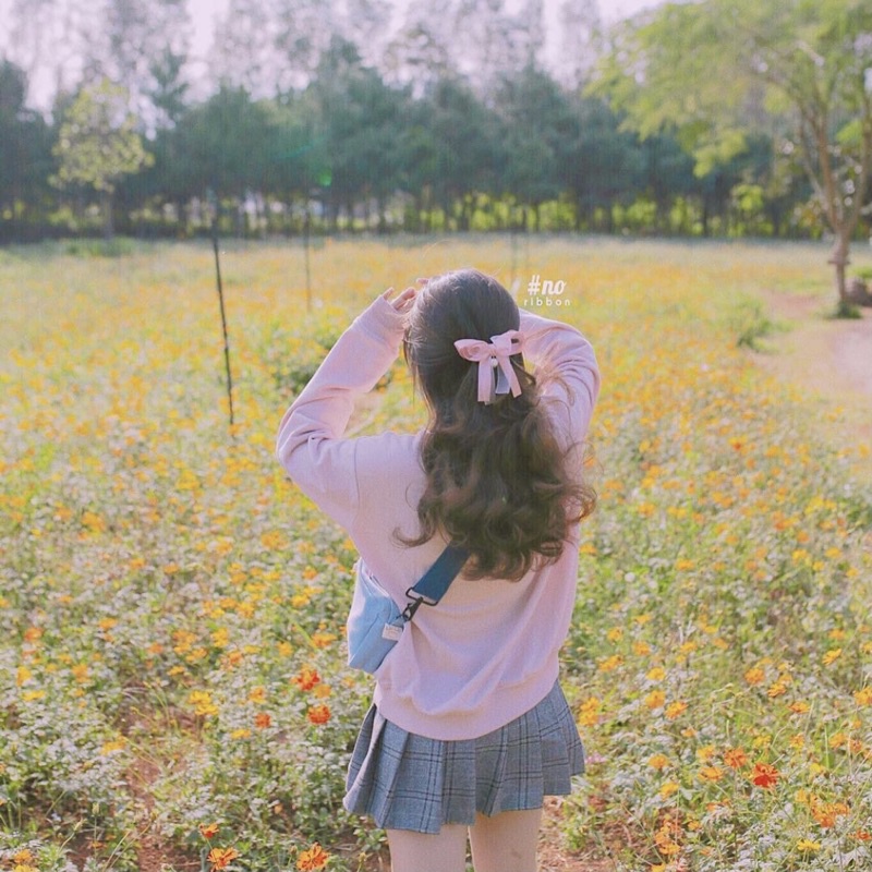 [ Hàng Thiết Kế ] Kẹp Tóc Nơ Voan Tầng Handmade Vải Cao Cấp Ribbon.mimi Princess cột / kẹp