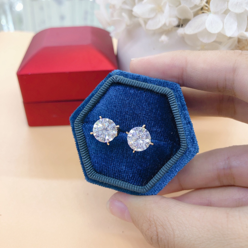 BÔNG TAI TITAN MẠ VÀNG 18K 8LI