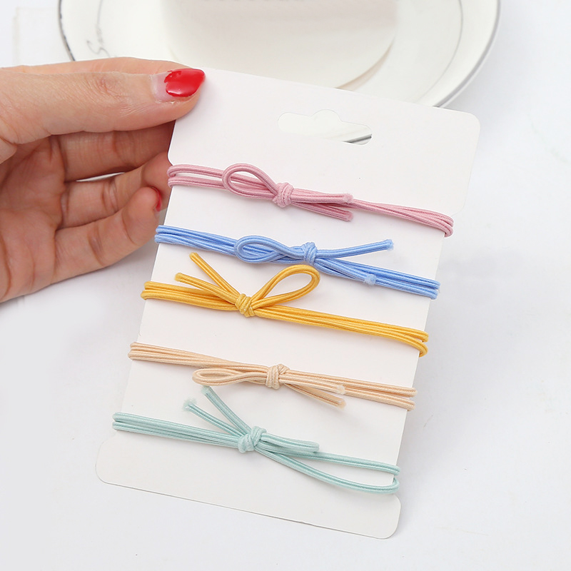 Dây Buộc Tóc Cao Su Mini Màu Kẹo Ngọt Hình Quả Bơ Dễ Thương Thời Trang Hàn Quốc Cho Nữ