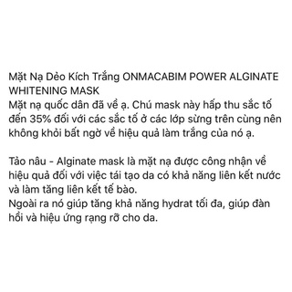 Mặt nạ dẻo On chiết