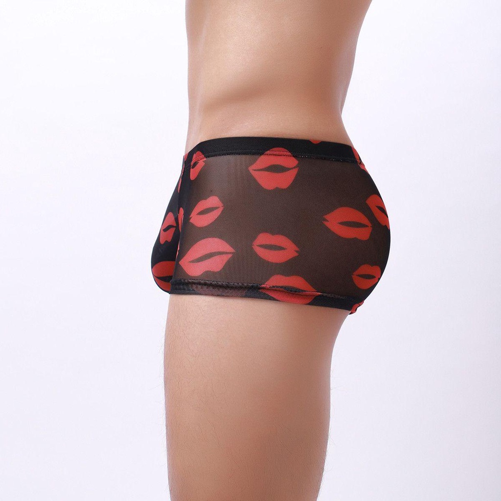 Quần Lót Boxer Lưng Thấp Không Đường May Quyến Rũ Cho Nam
