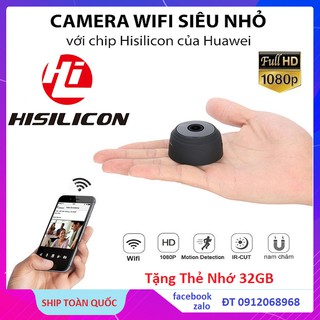 Camera Mini Giám Sát A9 Có WiFi - Máy Quay Phim, Chụp Ảnh Không Dây- Thu Âm
