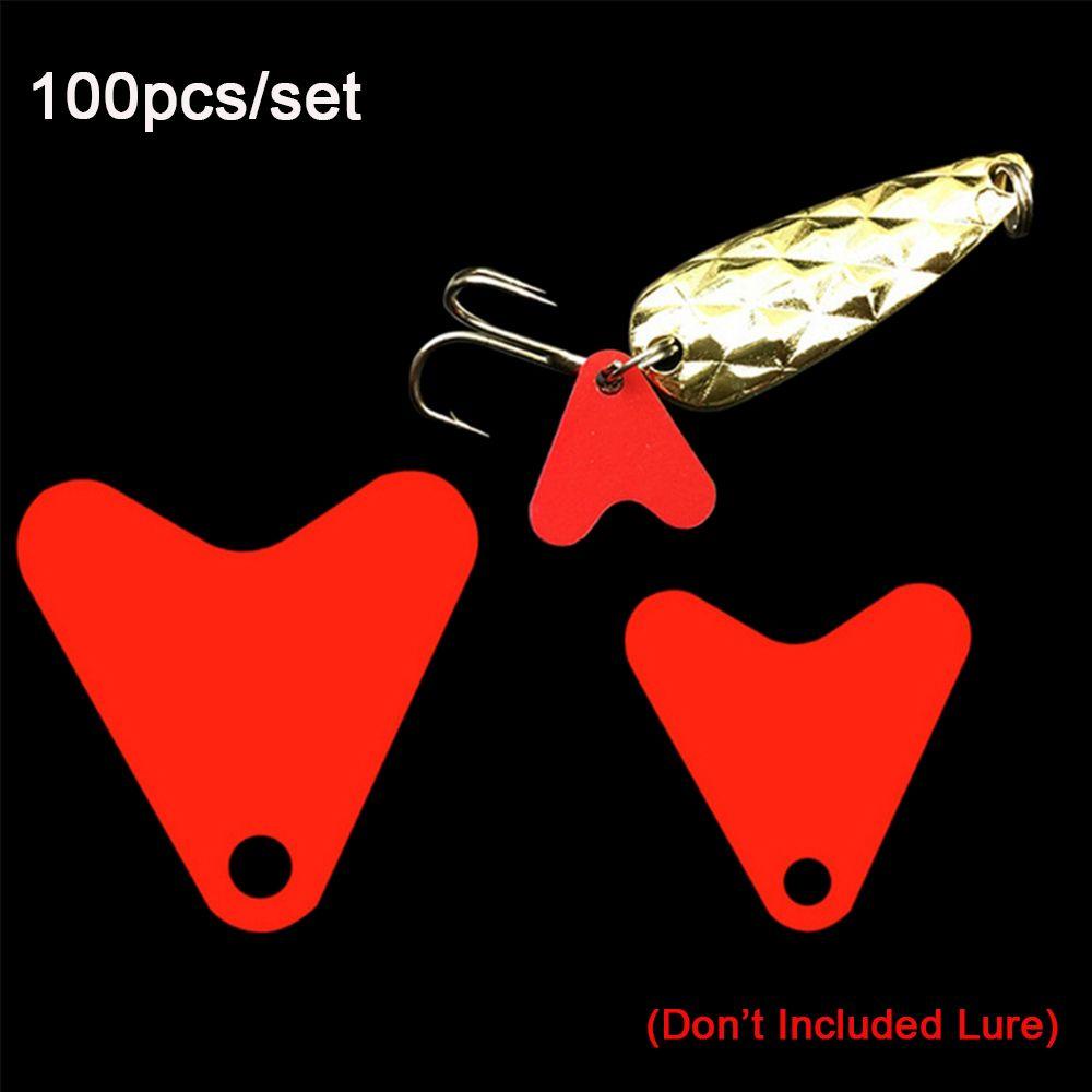 Bộ 100 Con Quay Spinner Nhựa Hình Đuôi Cá Đính Kim Sa