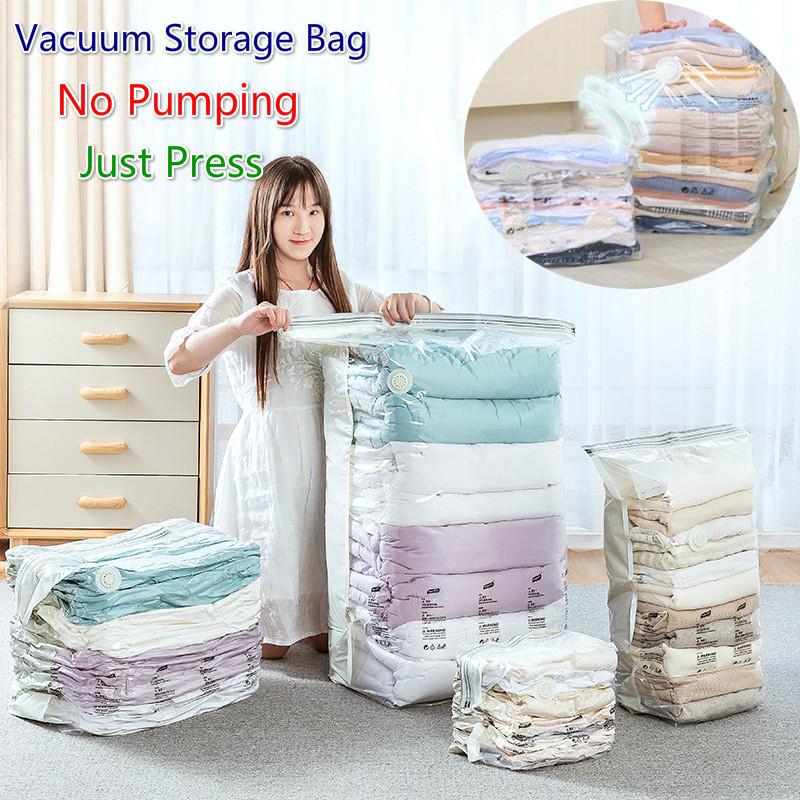 Túi hút chân không đựng chăn mền/quần áo tiết kiệm không gian tiện dụng