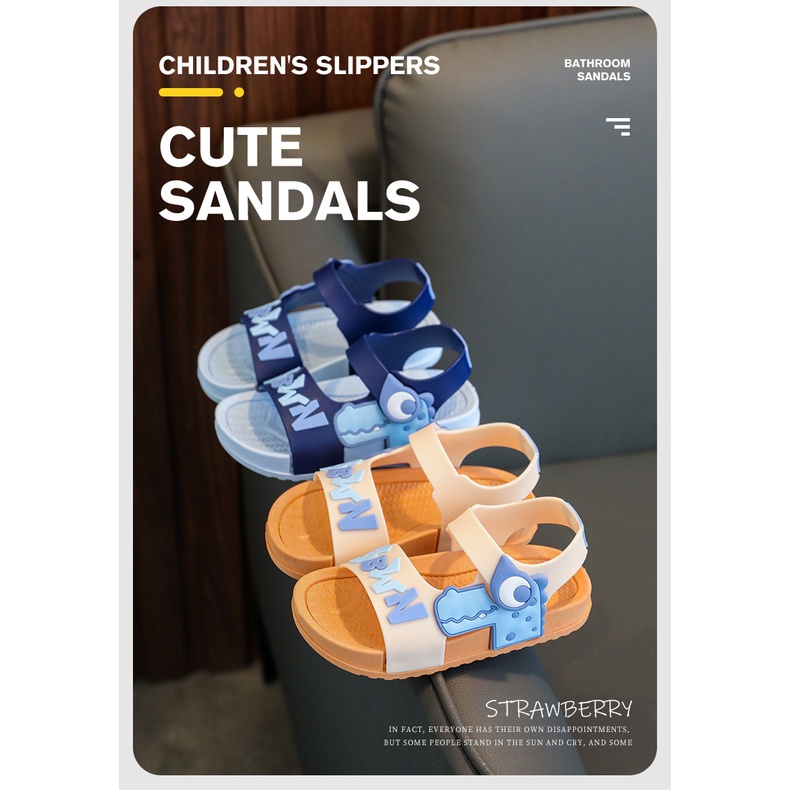 Giày sandal AMILA hở ngón siêu nhẹ chống trượt thời trang đi biển cho bé trai