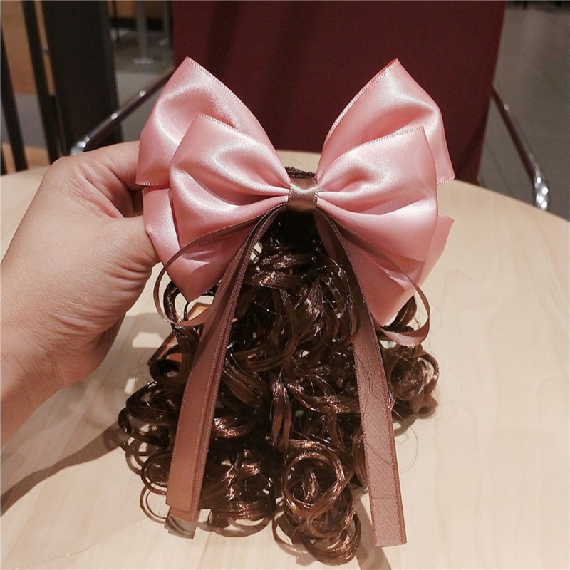 Kẹp Tóc Đính Nơ Ruy Băng Dành Cho Thanh Thiếu Niên