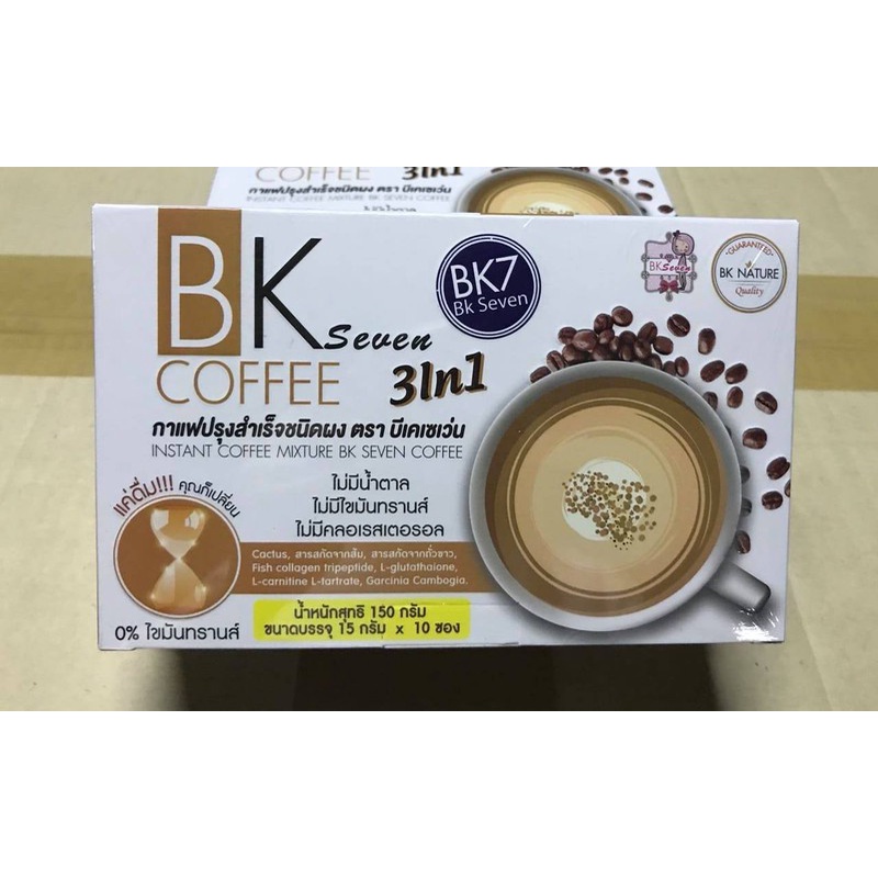 CÀ PHÊ HÒA TAN BK SEVEN 3IN1 THÁI LAN CHÍNH HÃNG - 8397