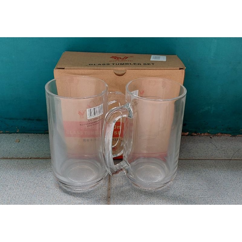 Bộ 2 ly thủy tinh uống bia