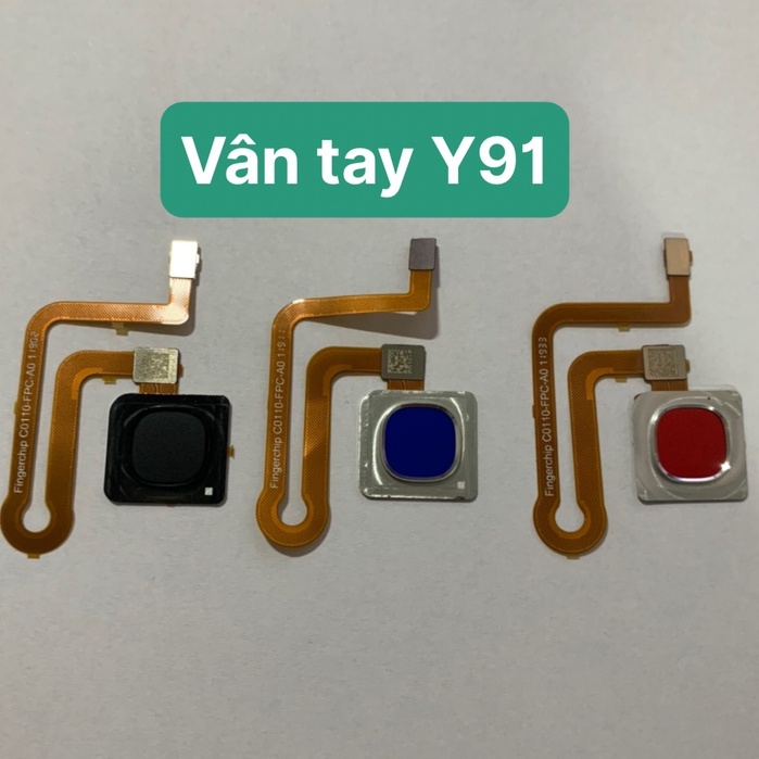 Cảm biếm vân tay vivo Y91 zin