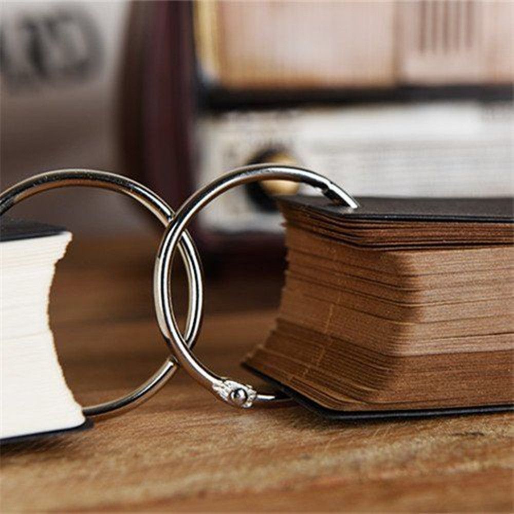 Set 100 Thẻ Giấy Lật Bằng Kim Loại Nhiều Màu Tiện Dụng