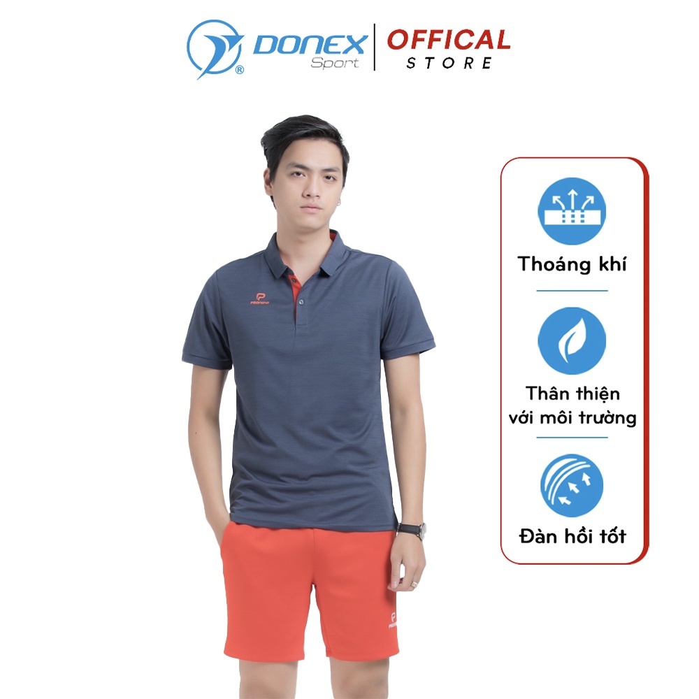 Áo Thể Thao Nam Cổ Polo DONEXPRO Kiểu Dáng Đẹp Form Chuẩn, Chất Vải Cao Cấp, Ôm Cơ Thể Thấm Hút, Thoát Mồ Hôi MC-8977