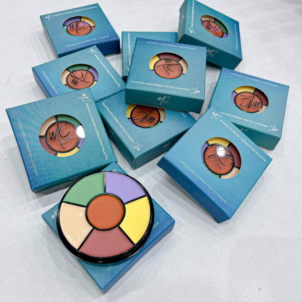 Che khuyết điểm triệt sắc MC Makeup Color Thái Lan 6 ô Dupe Kryolan che mọi khuyết điểm HALOMI