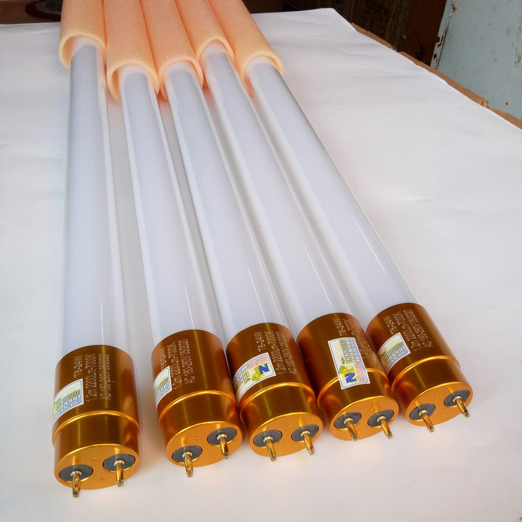 Bóng Tuýp LED T8 1.2m 24W Siêu Sáng Bóng Đầu Nhôm Tản Nhiệt Rất Tốt | BigBuy360 - bigbuy360.vn