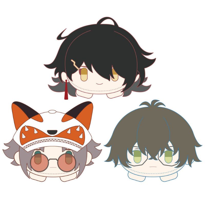 Luxiem nijisanji vtuber đồ bông thú nhồi bông dạng mochi noru doll