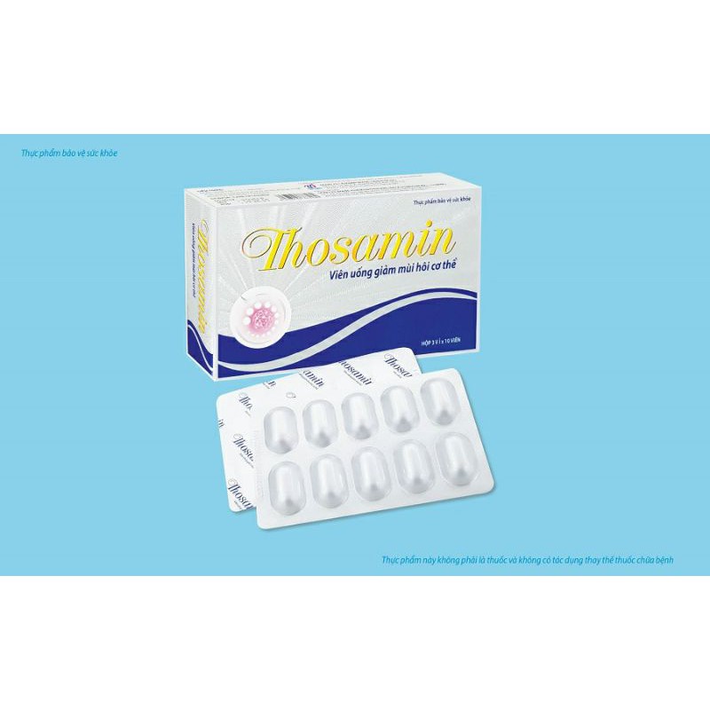 Thosamin - khử mùi hôi cơ thể, nách, miệng, chân