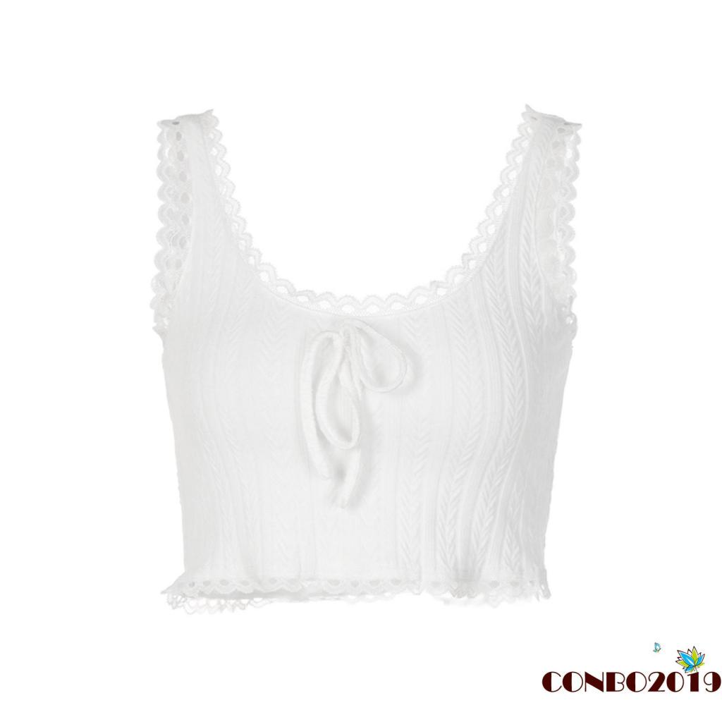 Áo Yếm Nữ Hai Dây Hở Lưng Màu Trắng Thời Trang Mùa Hè