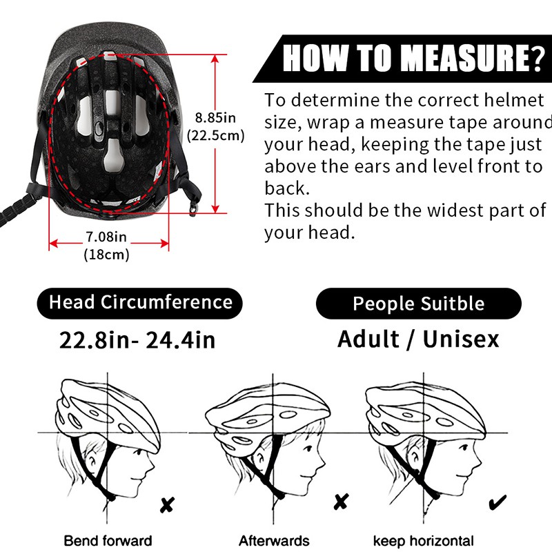 WEST BIKING Bicycle Helmet Integrally-Mold  Ultralight Unisex Adjustable Size