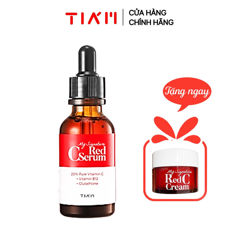 Serum Tiam My Signature Red C Dưỡng Trắng Làm Đều Màu Da 30ml