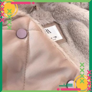 Mb28 ()- áo phao lót lông thỏ zara -freeship