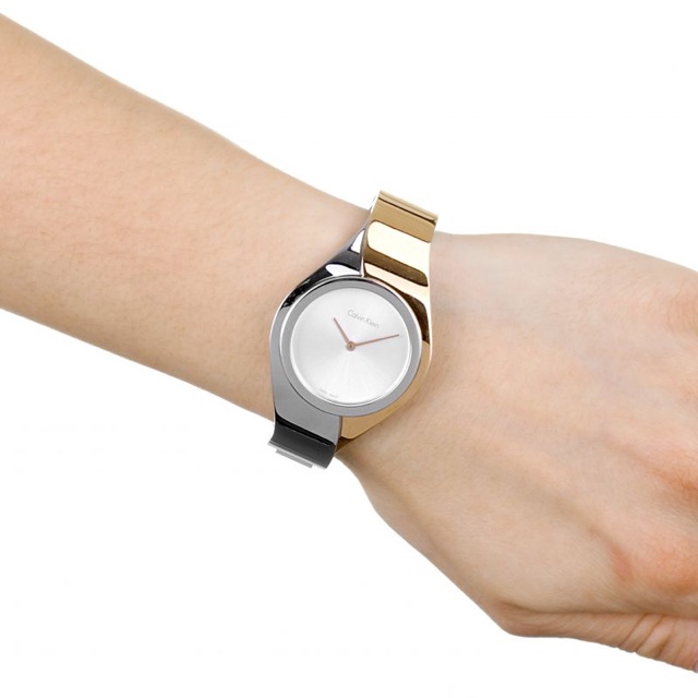Đồng hồ kim nữ dây dép mạ vàng cao cấp CALVIN KLEIN K5N2S1Z6 | Shopee Việt  Nam