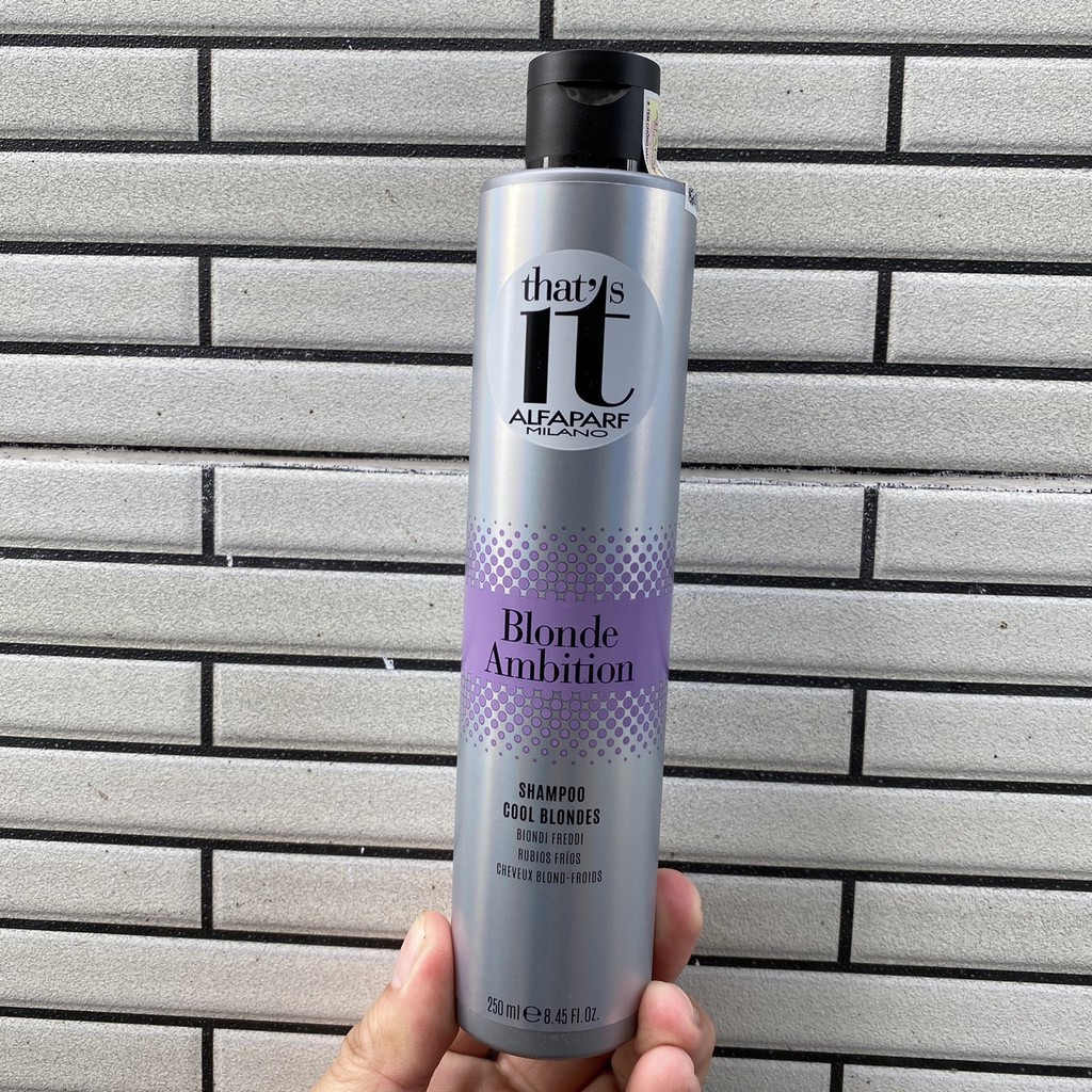 Dầu gội dành cho tóc nhuộm tông lạnh sáng That’s it Alfaparf Blonde Ambition Shampoo 250ml