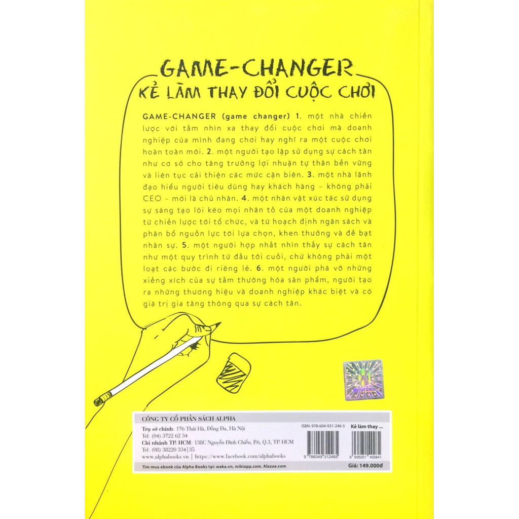 Sách - Kẻ Làm Thay Đổi Cuộc Chơi | BigBuy360 - bigbuy360.vn