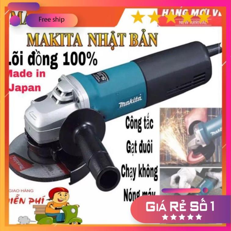 Máy mài, máy cắt cầm tay MAKITA 9556, Công suất 860W Lõi Đồng, Máy cắt sắt, tường, gỗ - >